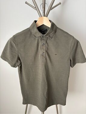 Banana Republic Men's Olive Green Polo Shirt